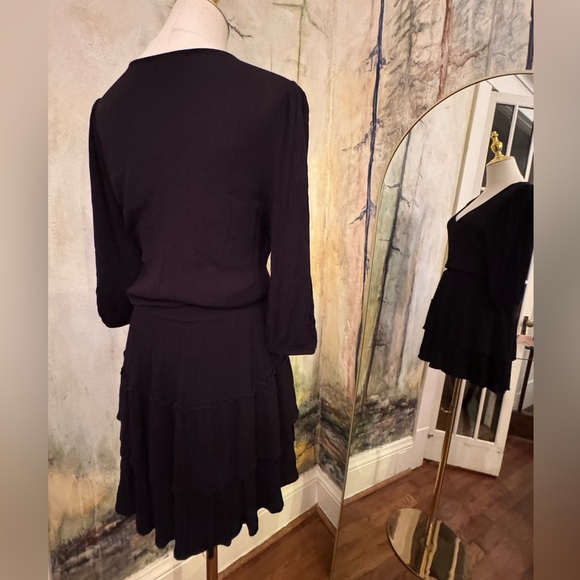 Z Supply Stella Solid Mini Dress in Black Size Small - Picture 8 of 13